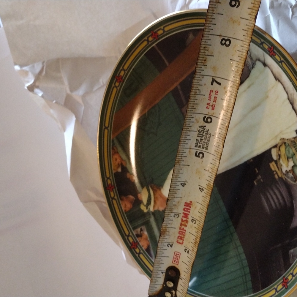 5 AUTHENTICATED NORMAN ROCKWELL PLATES - Picture 13 of 14
